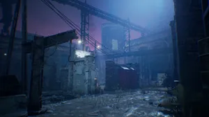 Tall wall jungle gym tile.